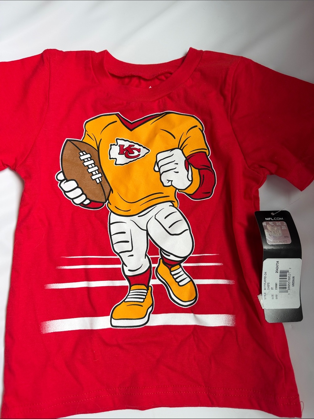 Kansas City Chiefs Red Kids Graphic Tee